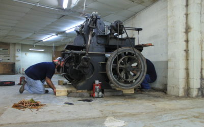 Transporting Vintage Printing Equipment