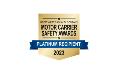 Rowe Transfer Receives Motor Carrier Safety Award from Great West Casualty Company